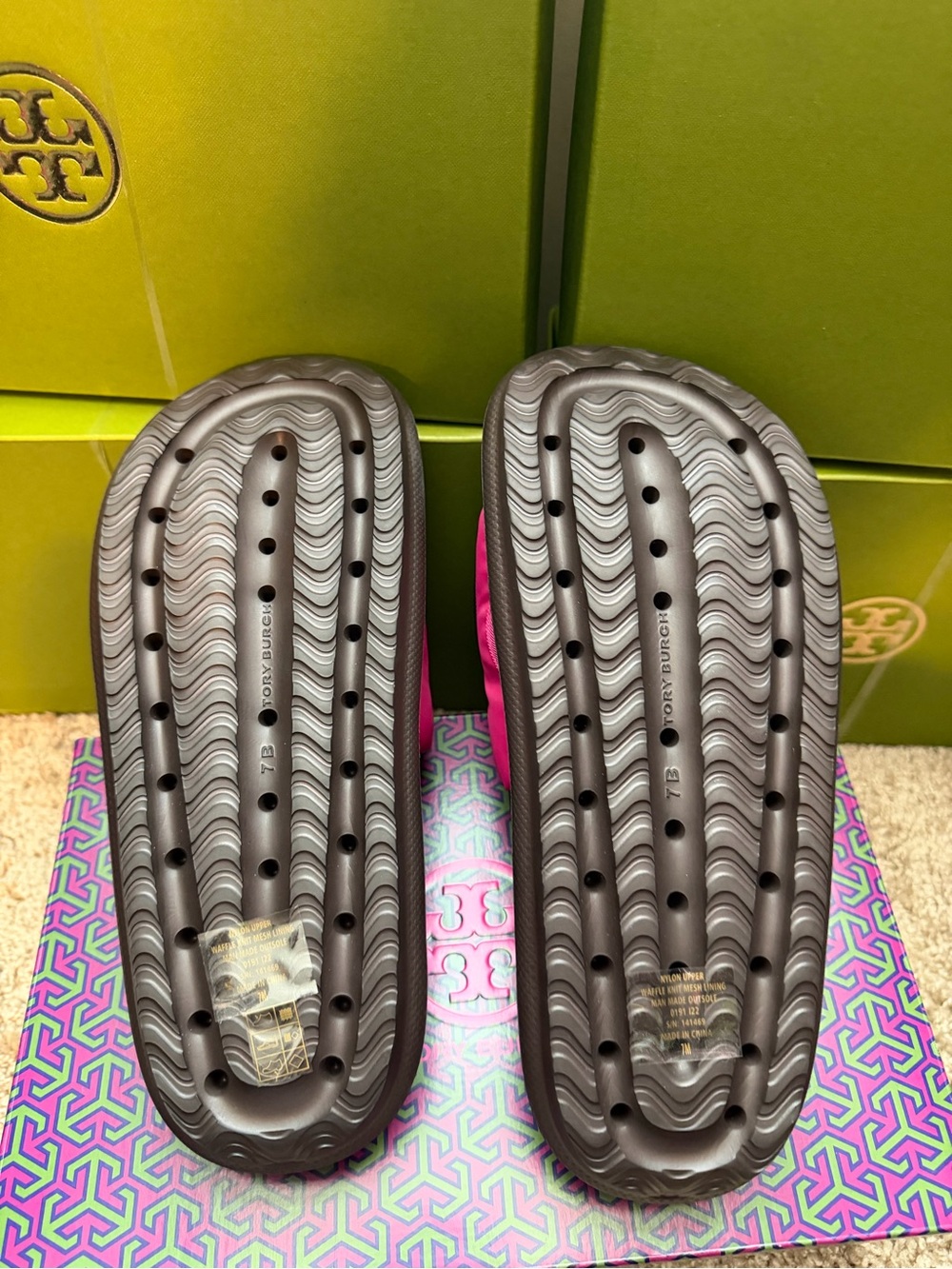 Tory Burch Pocket Sport Slide Sandals - Picture 9 of 10